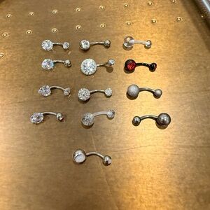 Elegant Belly Button Rings Set